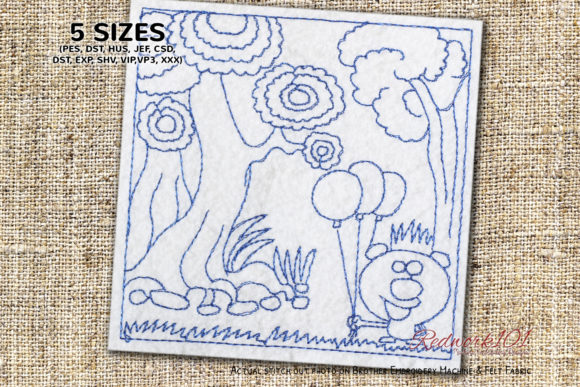 Brown Bear Birthday Hat Embroidery Design Review