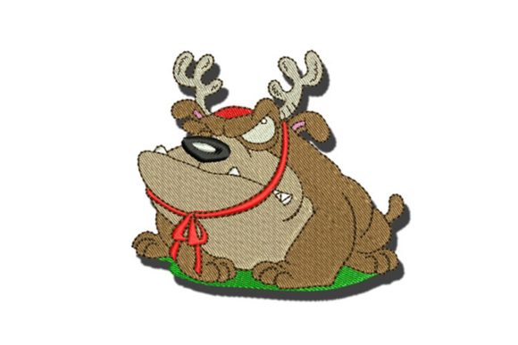 Christmas Bulldog Embroidery Review