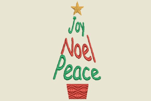 Christmas Word Tree Embroidery Review