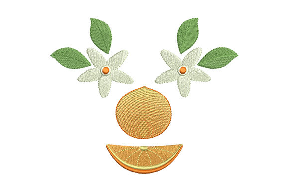 Flower and Fruit of a Orange Embroidery Review