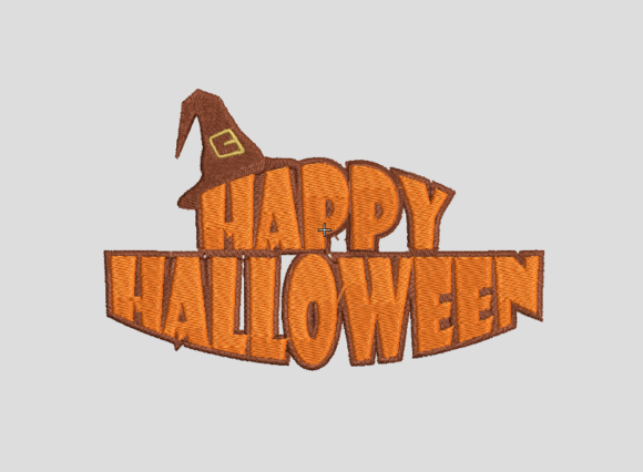 Happy Halloween Banner Embroidery Review