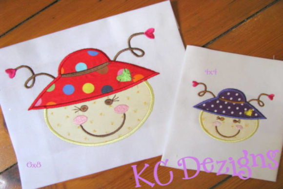 Ladybug Face Embroidery Design Review