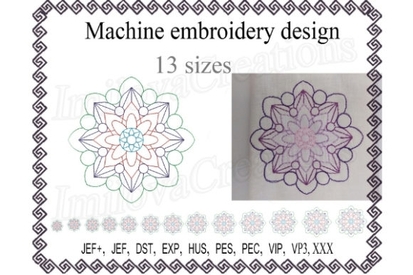 Mandala Design Review for Seasonal Embroidery