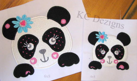 Panda Face Applique Review