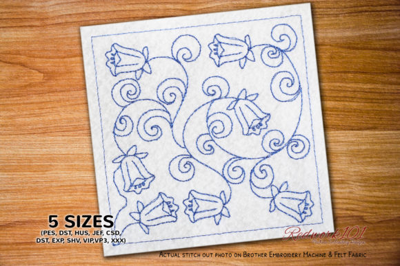 Seamless Bluebells Embroidery Review
