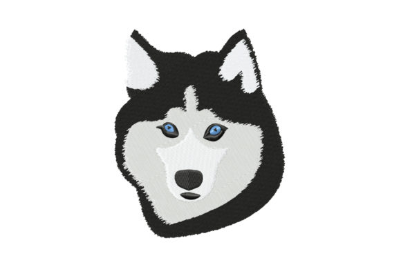 Siberian Husky Dog Head Embroidery Review