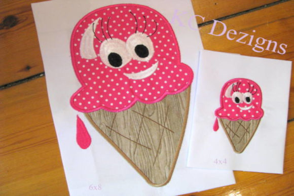 Smiley Ice Cream Embroidery Design Review